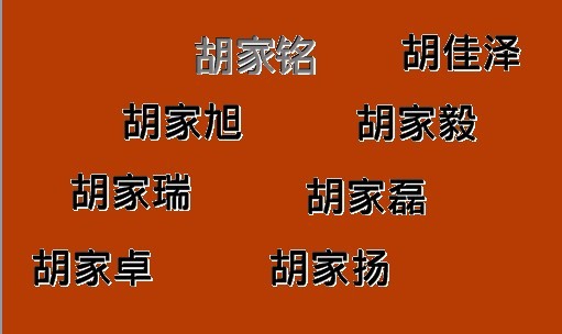 胡姓男孩起名 大全_胡姓名字大全男孩_胡姓男孩起名大全