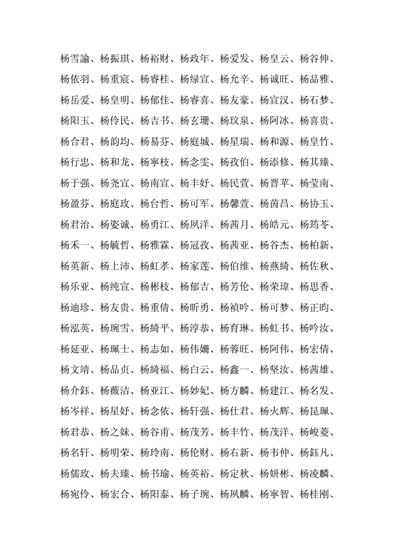 姓杨女孩起名字单字_付姓女孩单字_姓张的女孩单字名